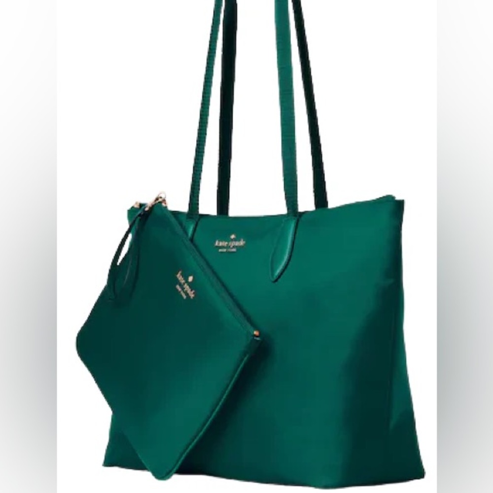 Kate Spade Emerald Tote with Pouch